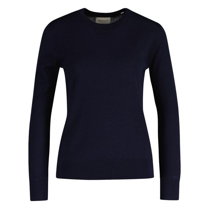 GANT Fine Knit Crew Neck Dam