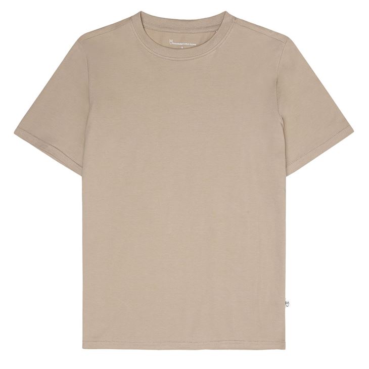 Knowledge Cotton Basic Pima Cotton T-shirt Dam