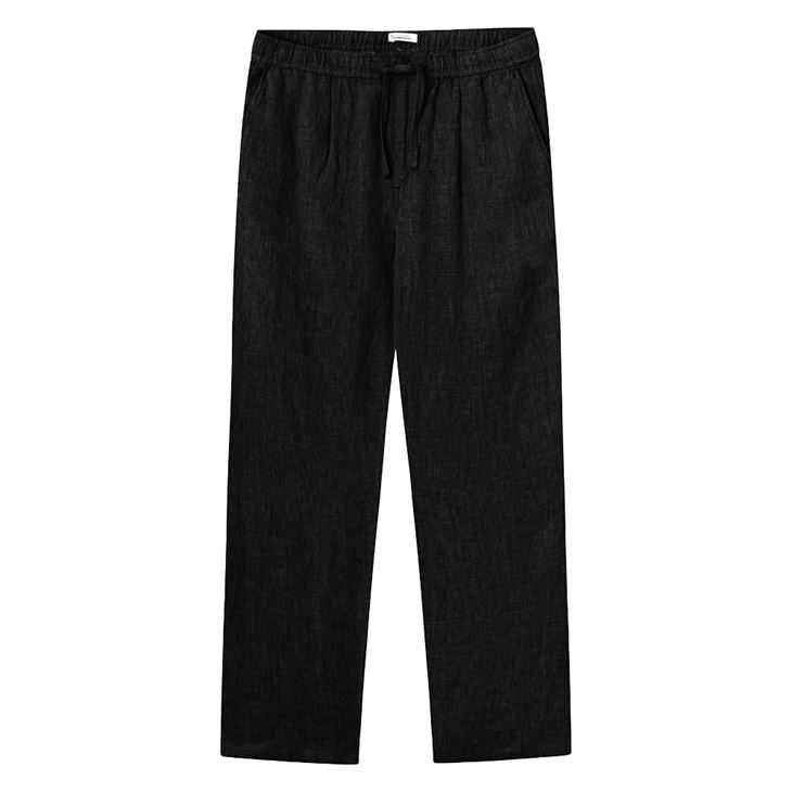 Knowledge Cotton Loose Linen Pant Herr