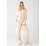 Knowledge Cotton Posey Wide Mid-Rise Linen Pants Dam