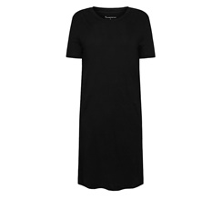 Knowledge Cotton Linen Short Sleeved T-Shirt Dress Dam