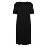 Knowledge Cotton Linen Short Sleeved T-Shirt Dress Dam