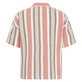Knowledge Cotton Striped Short Sleeved Shirt Dam