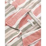 Knowledge Cotton Striped Short Sleeved Shirt Dam