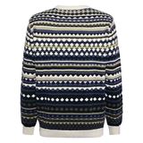 Knowledge Cotton Regular Jaquard Crew Neck Knit Herr
