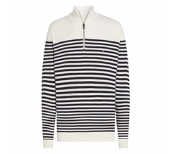 Tommy Hilfiger Racking Structure Zip Mock Herr