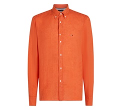 Tommy Hilfiger Pigment Dyed Linen Solid RF Shirt Herr
