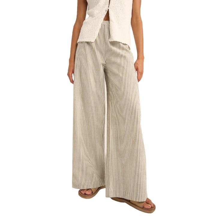 Rhythm Valley Stripe Wide Leg Pant Dam