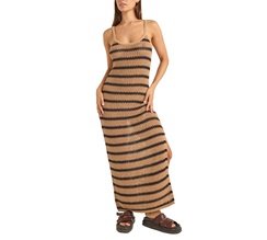 Rhythm Sol Stripe Knit Maxi Dress Dam