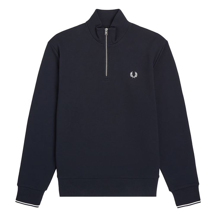 Fred Perry Half Zip Sweatshirt Herr