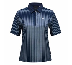 Peak Performance Graphic Shortsleeve Zip Polo Dam