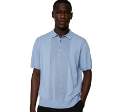 J.Lindeberg Reymond Solid Stripe Polo Herr