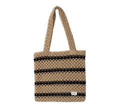 Rhythm Sol Stripe Crochet Tote Bag