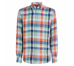 Tommy Hilfiger Linen Summer Madras RF Shirt Herr