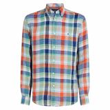 Tommy Hilfiger Linen Summer Madras RF Shirt Herr