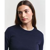 GANT Fine Knit Crew Neck Dam