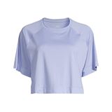 Casall Laser Mesh Crop Tee Dam