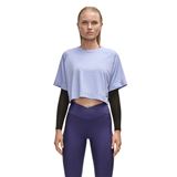 Casall Laser Mesh Crop Tee Dam