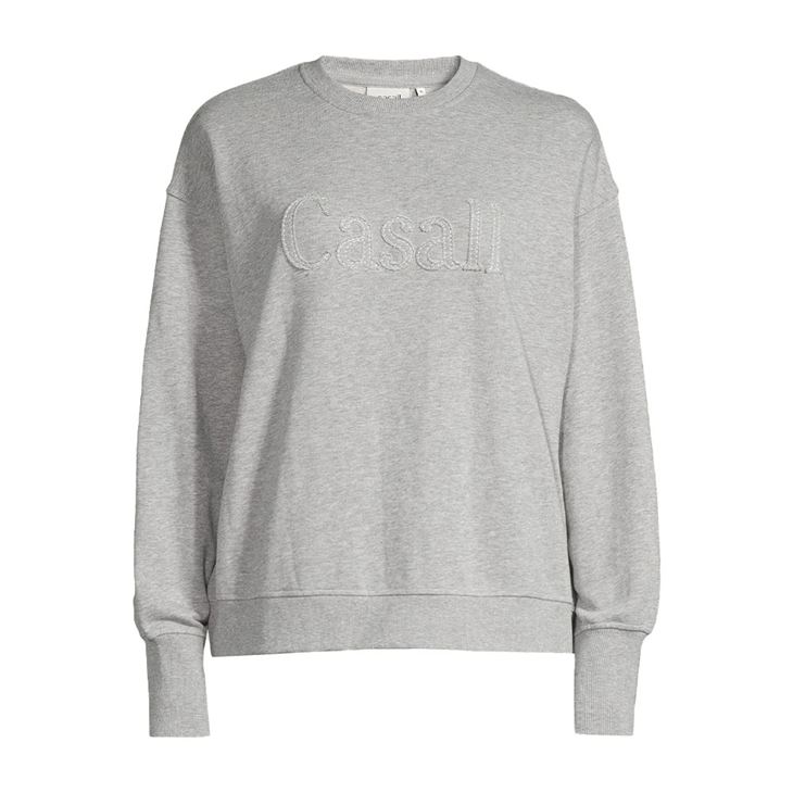 Casall Terry Spring Graphic Crew Dam