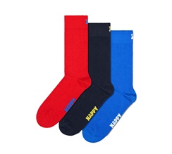 Happy Socks 3-Pack Solid Socks