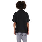 Knowledge Cotton Box Fit Short Sleeved Linen Shirt Herr