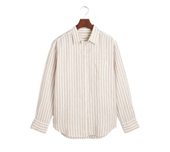 GANT Regular Linen Stripe Shirt Dam