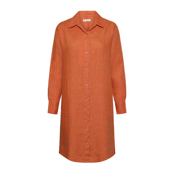 Knowledge Cotton Classic Linen Dress Dam