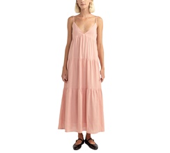 Rhythm Classic Tiered Midi Dress Dam