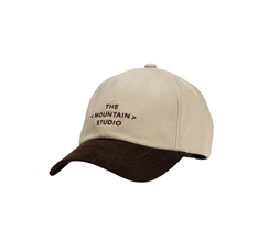 The Mountain Studio Cotton Cap With Suede Touch Brim