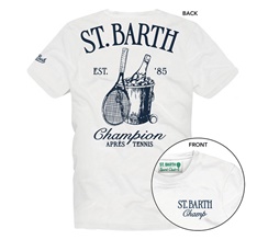 MC2 Saint Barth Champion Après Tennis T-shirt Herr