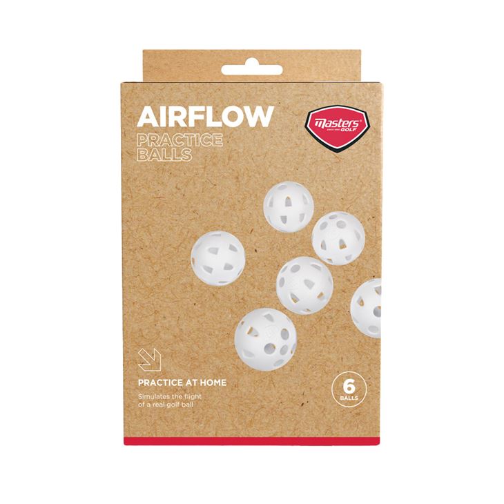 Masters Golf Airflow XP Practice Balls 6p