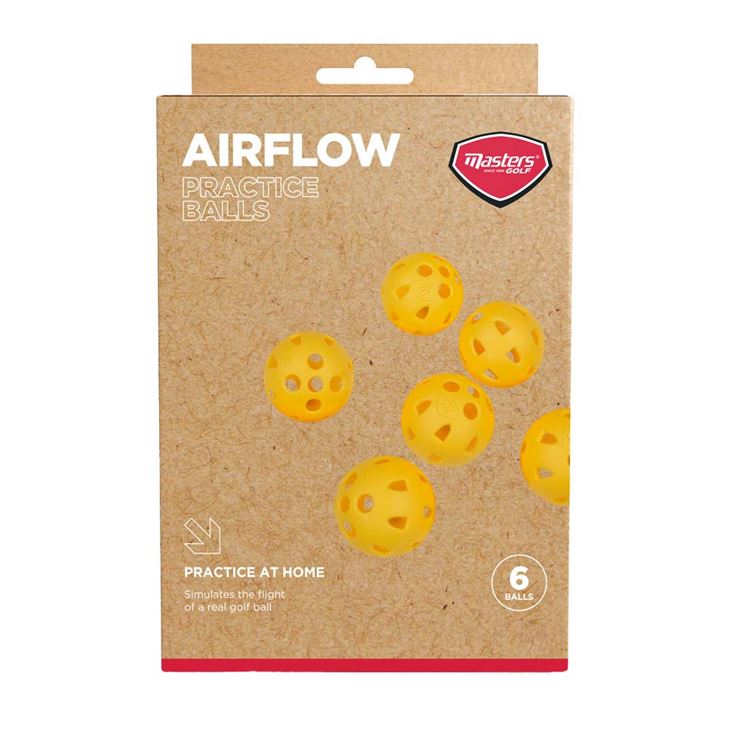 Masters Golf Airflow XP Practice Balls 6p