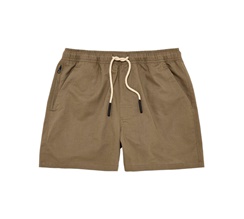 OAS Taupe Linen Shorts Herr
