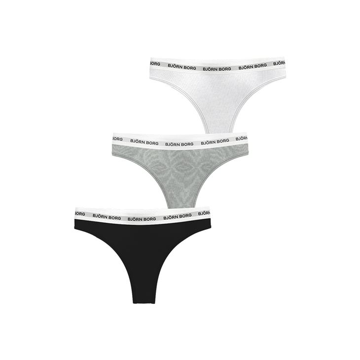 Björn Borg Logo Thong 3-pack Dam