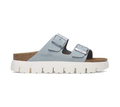 Birkenstock Arizona Platform Suede Leather Dam