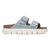 Birkenstock Arizona Platform Suede Leather Dam