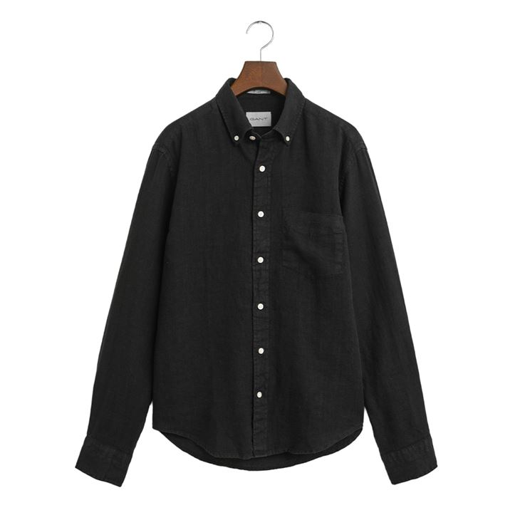GANT Reg Garment Dyed Linen Shirt Herr