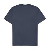 Knowledge Cotton Regular drop-shoulder short sleeve heavy single jersey printed t-shirt