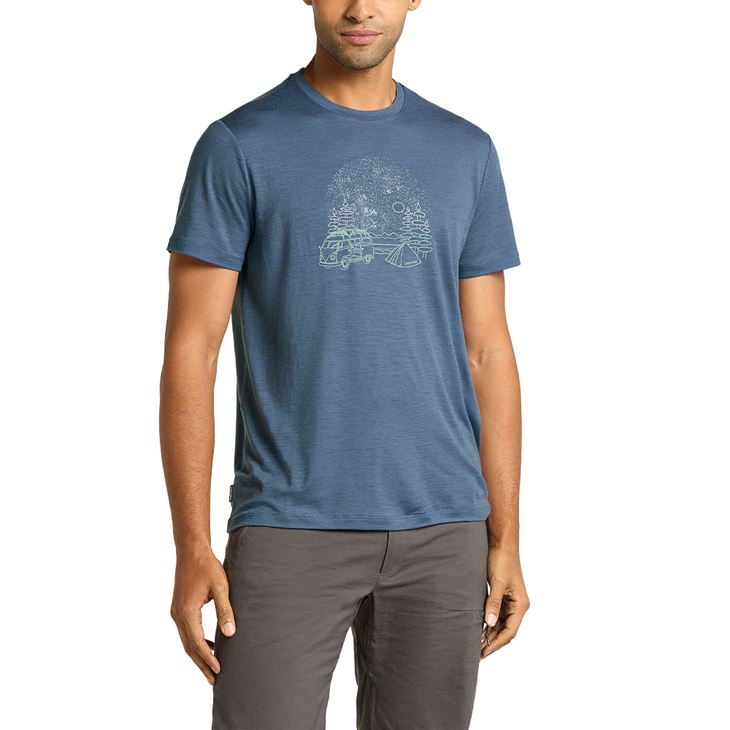 Icebreaker Mer 150 Tech Lite III SS Tee Van Camp Herr