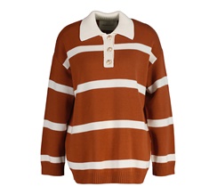 GANT Striped Knit Rugger Dam
