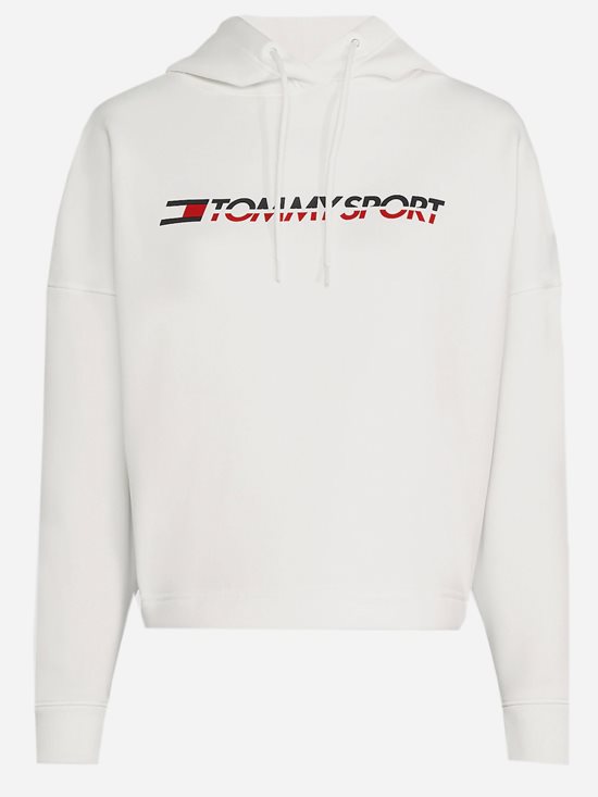 Tommy Hilfiger Cropped Logo Hoody Dam