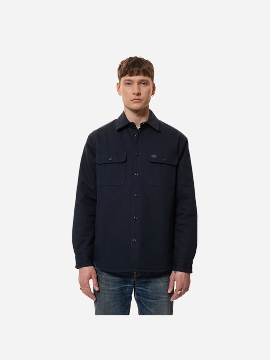 Nudie Jeans Glenn Padded Shirt Herr