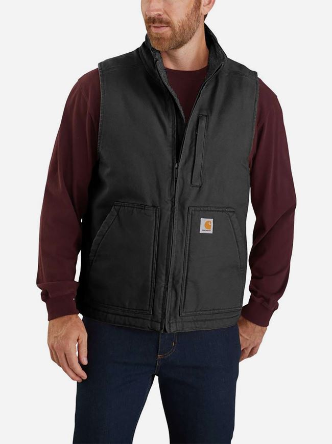 Carhartt Washed Sherpa Lined Vest Herr
