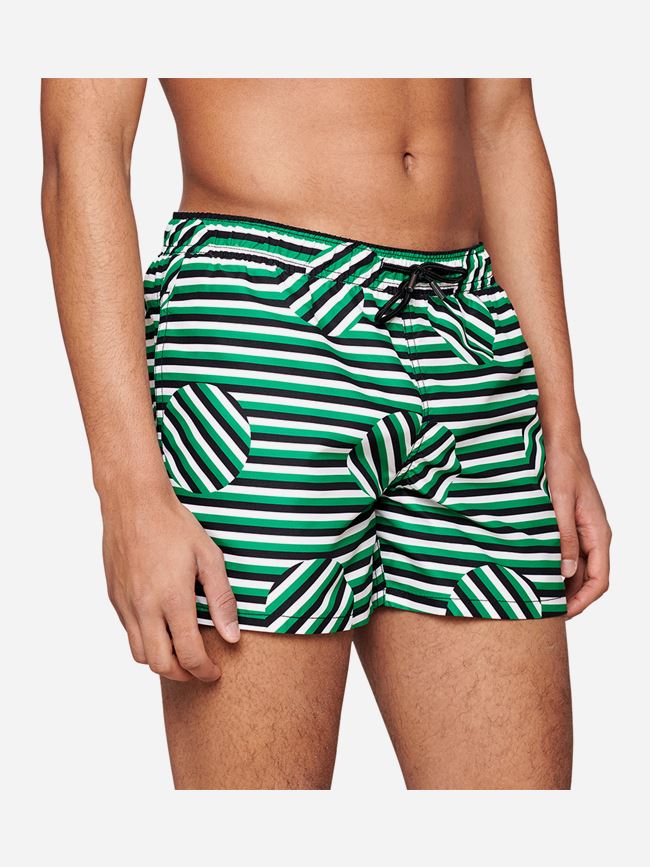 Happy Socks Stripe Swim Shorts Herr