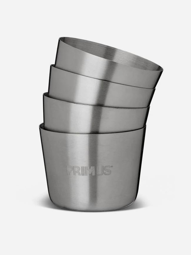 Primus Shot Glass Stainless Steel 4pcs
