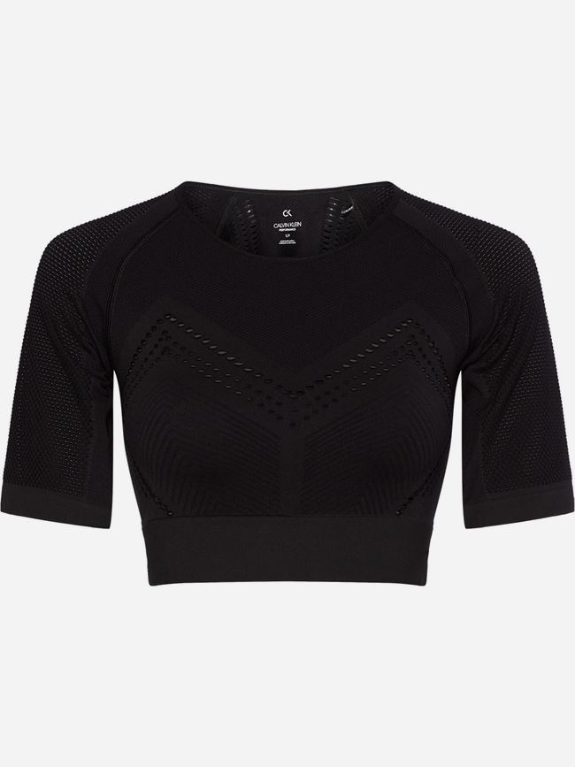 Calvin Klein Cropped Gym T-shirt Dam