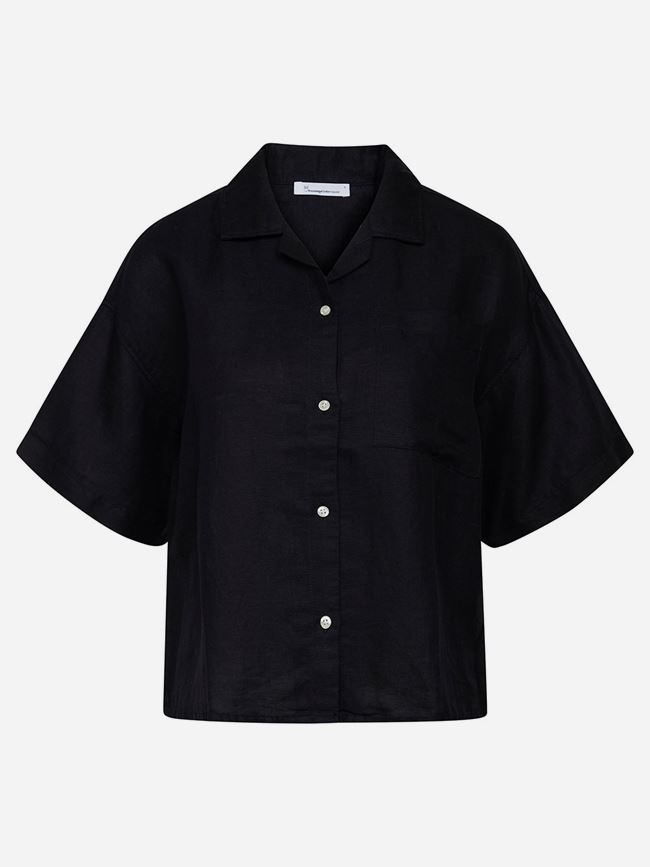 Knowledge Cotton Juniper Loose Linnen Skjorta Dam