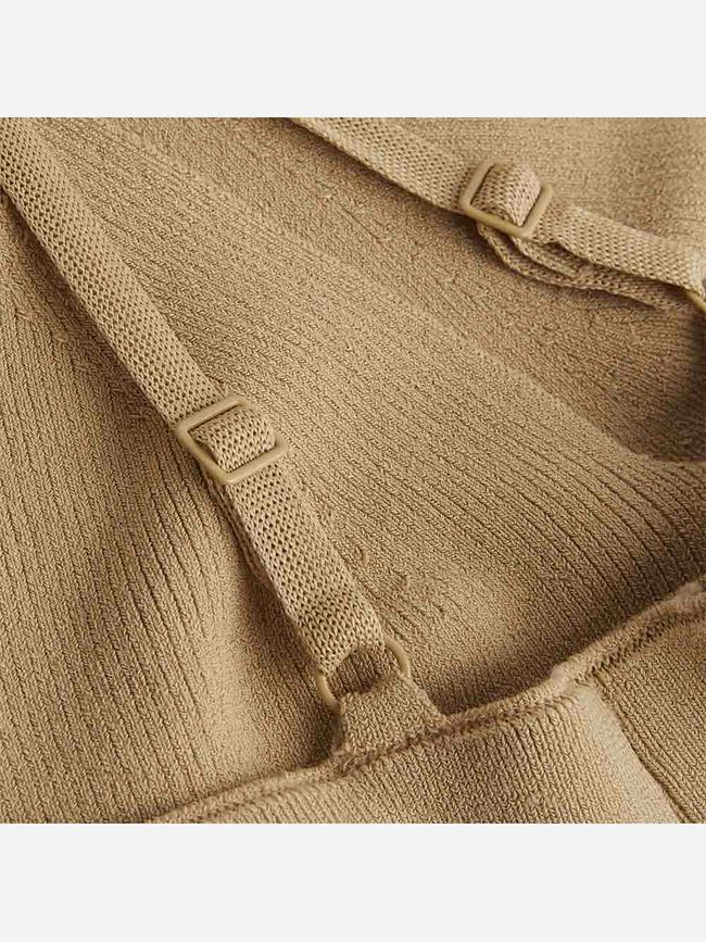 Calvin Klein Ribbed Knit Bra Top Dam