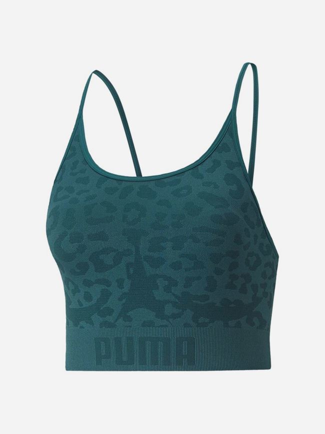 Puma Low Impact FormKnit Seamless Long Training Bra Dam