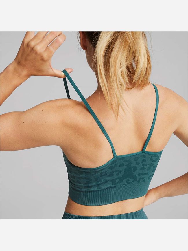 Puma Low Impact FormKnit Seamless Long Training Bra Dam